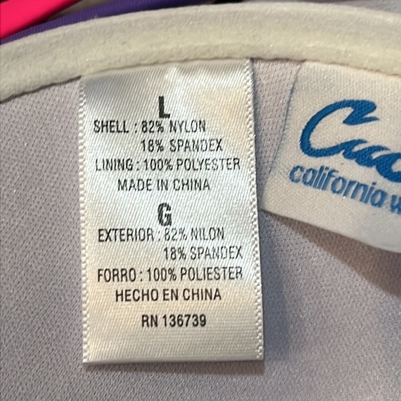 New California Waves Space Dot Bikini Top L Large Juniors Black Multicolor NWOT - Picture 4 of 8